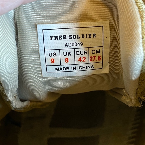 Free Soldier Tactical Shoes, 9 - Picture 5 of 9